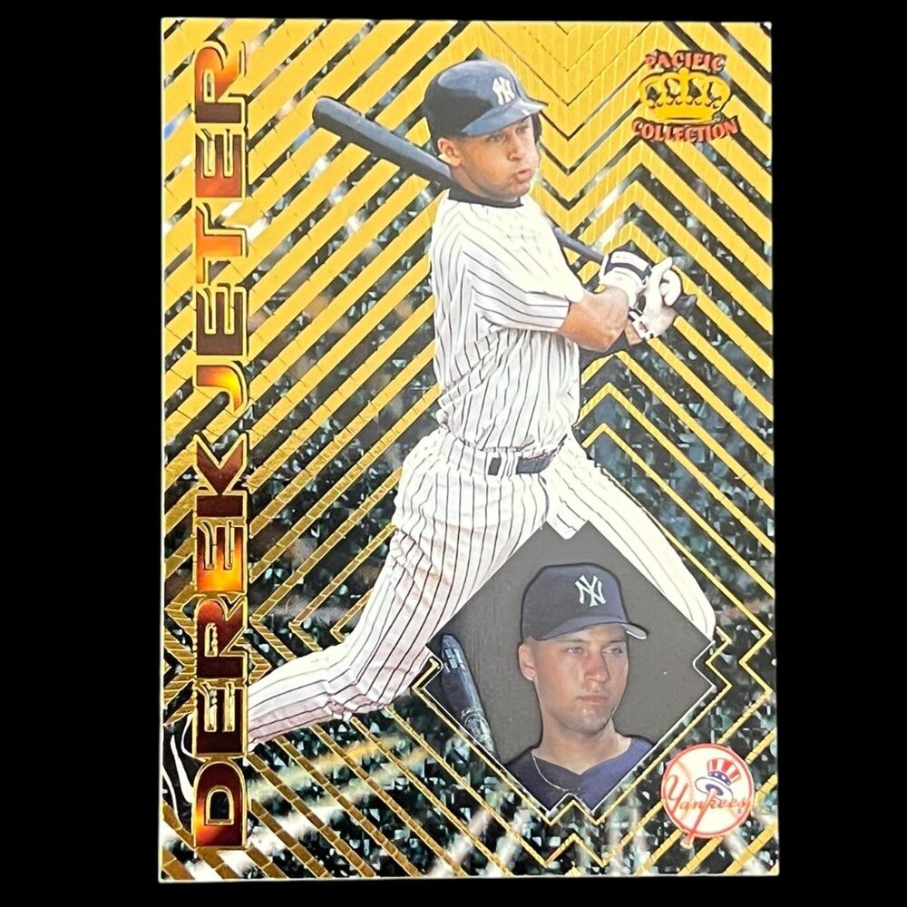 Derek Jeter - 1997 Pacific Crown Collection Prism #51  - GOLD ACETATE insert  NM